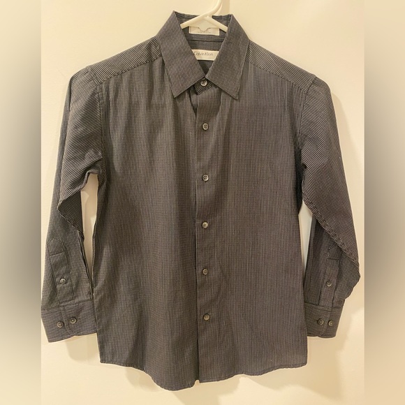 Calvin Klein Boy’s Dress Button Down Shirt - Picture 1 of 7